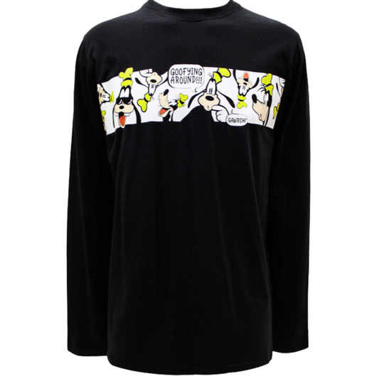 1175  MENS CHARACTER GOOFY L/SLV TOP