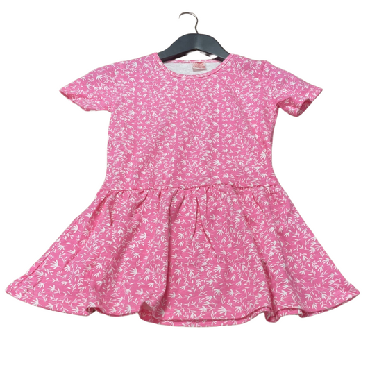 713 GIRLS BRAND PRINT DRESS