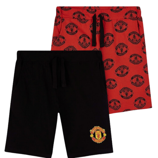 11747 MENS MANCHESTER UNITED 2 PACK SHORTS