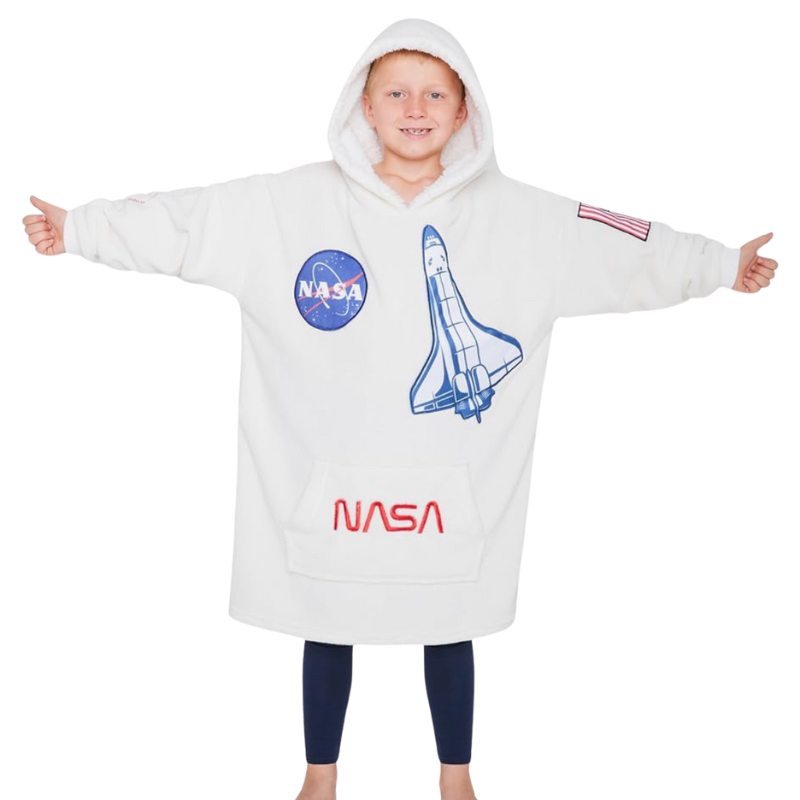 1781 KIDS LICENSE NASA OVERSIZE HOODED BLANKET