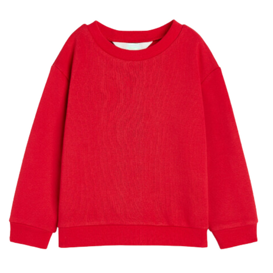 1736 KIDS EX STORE RED FLEECE LINED SWEATSHIRT