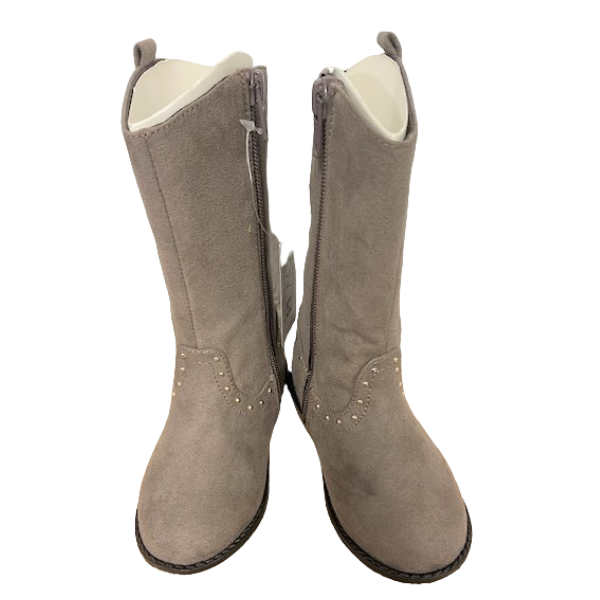 7033 GIRLS EX STORE TAUPE BOOTS